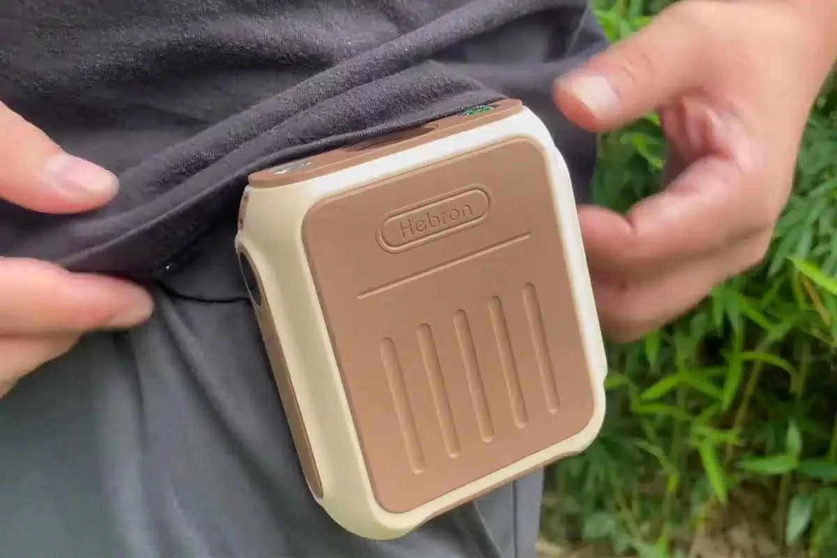 Ce ventilateur nomade, à fixer à la ceinture, est en levée de fonds sur Kickstarter.