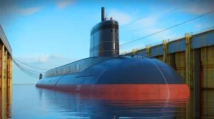 « Le sous-marin le plus redoutable du Royaume-Uni » : le chantier secret de cette arme nucléaire vient de commencer Illustration de la construction de nouveaux sous-marins nucléaires britanniques. Image réalisée par IA.