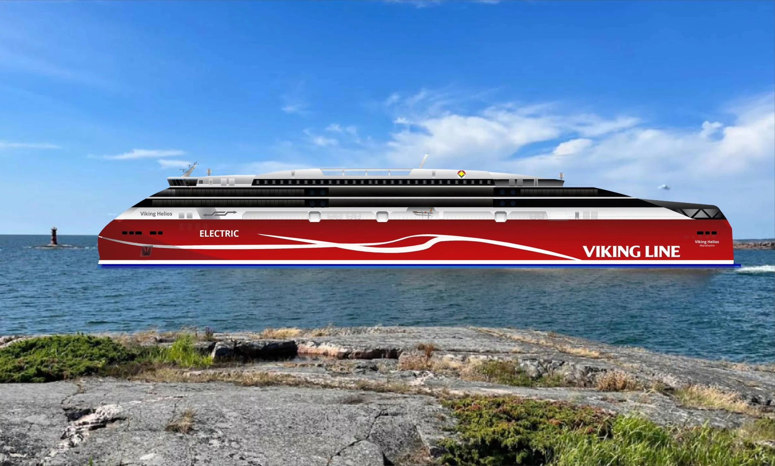 Le ferry Helios, entièrement électrique, assurera la liaison entre la Finlande et l'Estonie à travers le golfe, contribuant ainsi à réduire les émissions du transport maritime dans la région.