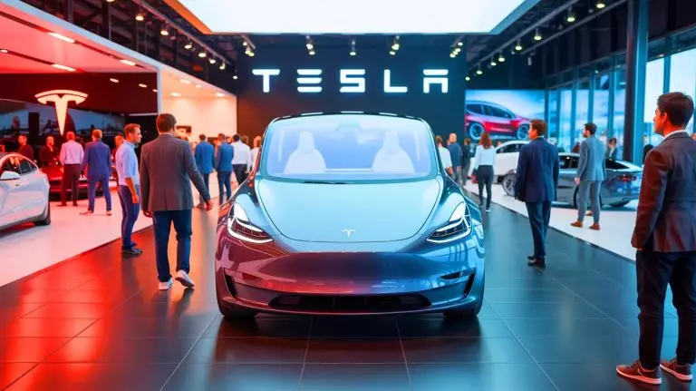 Illustration de l'annulation du projet Tesla à 25 000 dollars et des tensions internes chez Tesla. Image réalisée par IA.
