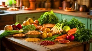 Illustration de la redécouverte des recettes de crise inspirées de la Grande Dépression et du Moyen Âge. Image réalisée par IA.