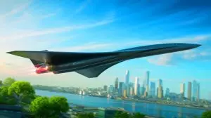 Illustration de l'avion hypersonique chinois capable de faire le tour du monde en deux heures. Image réalisée par IA.