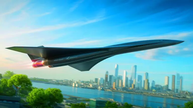 Illustration de l'avion hypersonique chinois capable de faire le tour du monde en deux heures. Image réalisée par IA.