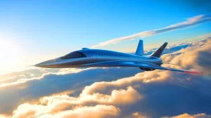 Illustration de l'avion supersonique chinois "Cuantianhou" atteignant Mach 4.2. Image réalisée par IA.