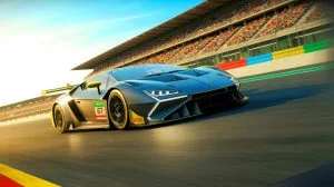 Voici cette Lamborghini de piste qui affole déjà les chronos : la Temerario GT3 entre en scène avec fracas Illustration de la Lamborghini Temerario GT3, voiture de course conçue pour les compétitions GT3, générée par intelligence artificielle.