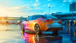 Illustration de la peinture anti-chaleur de Nissan testée à Tokyo, créée par intelligence artificielle.