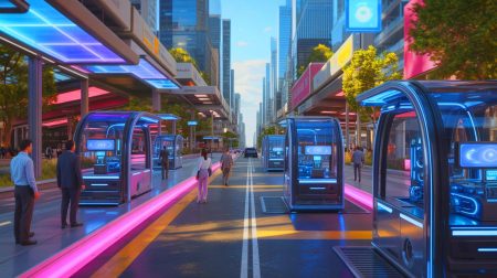 Illustration de la montée en puissance de l'intelligence artificielle générée par une technologie d'illustration artificielle.