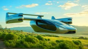 « Ils osent tout avec cette merveille volante » : le Streetwing, la voiture volante qui promet une exploration sans limites et des paysages à couper le souffle Illustration de la voiture volante Streetwing de Dezső Molnár, générée par intelligence artificielle.