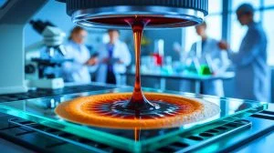 Illustration de l'utilisation de l'effet café pour améliorer la détection des maladies, générée par intelligence artificielle.