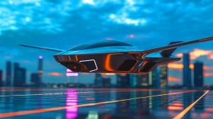 Illustration de drones furtifs chinois utilisant des technologies avancées. Image réalisée par IA.