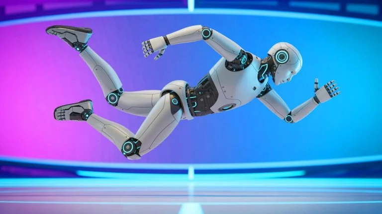 Illustration d'un robot humanoïde abordable et performant développé par Unitree, générée par intelligence artificielle.