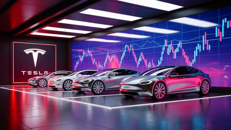 Illustration de l'investissement de Tesla dans le bitcoin et ses implications financières.