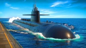 Une puissance sous-marine inégalée : ce sous-marin nucléaire français au pouvoir dévastateur défie toutes les attentes et sème la stupeur mondiale Illustration de la mise à l'eau du sous-marin nucléaire De Grasse à Cherbourg. Image réalisée par IA.