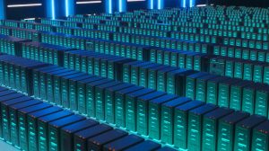 Illustration de l'investissement massif de Meta dans les supercalculateurs pour l'intelligence artificielle, image générée par intelligence artificielle.