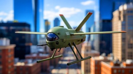 Illustration de drones miniatures développés par la Chine pour des opérations militaires stratégiques.