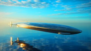Illustration de l'impact du Solar Airship One, un dirigeable zéro émission, sur le transport aérien durable.