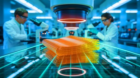 Illustration de l'ATSP, un matériau composite auto-réparant développé par des chercheurs américains.