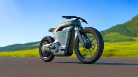 Illustration de la technologie du Wheelie Fun Bike permettant de réaliser des roues arrière à l'équilibre.