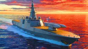 Illustration de l'innovation navale avec le missile JAGM de Lockheed Martin.