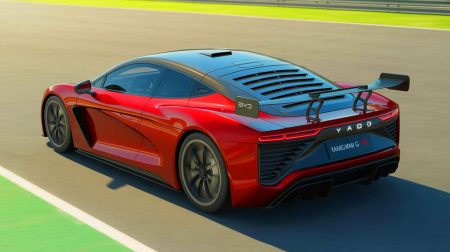 Illustration de la Yangwang U9 Track Edition de BYD, supercar électrique aux performances inégalées.