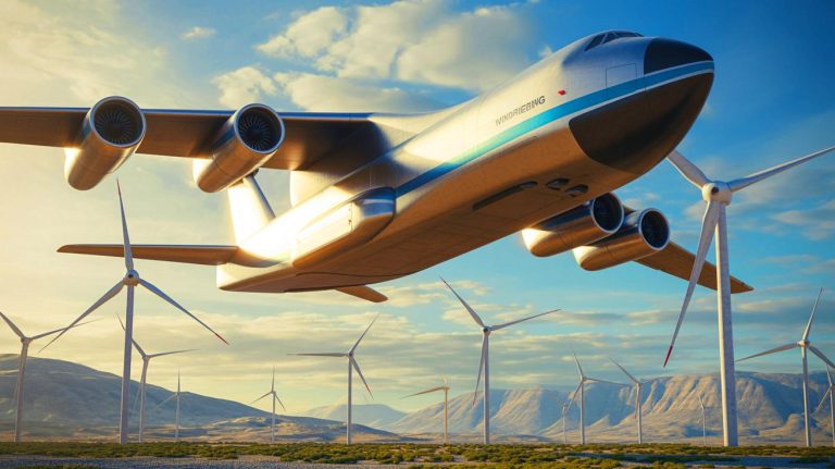« C&rsquo;est le plus gros avion du monde » : cet appareil de 108 mètres transportera des éoliennes géantes dans des zones impossibles