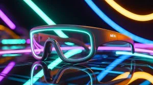Illustration de lunettes Hypernova de Meta, symbole de la nouvelle ère technologique.