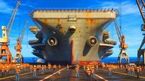 Illustration de la complexité du démantèlement des porte-avions nucléaires américains.