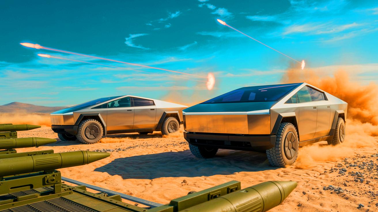 « Ils tirent sur l’apocalypse roulante » : l’armée US transforme deux Cybertrucks de Musk en cibles pour tester ses munitions de précision