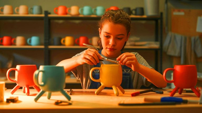 À 11 ans, millionnaire : « le café ne débordait plus » grâce à sa tasse révolutionnaire pour son grand-père malade de Parkinson
