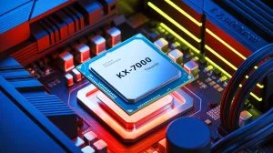 Illustration de l'impact du processeur KX-7000 de Zhaoxin sur le marché technologique mondial.