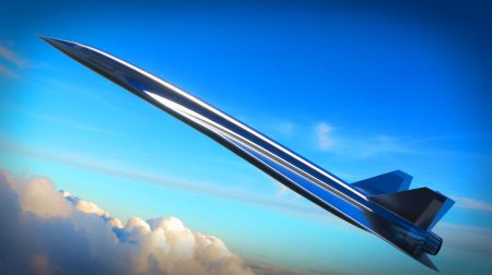 Illustration de l'avion hypersonique potentiel de GE Aerospace, successeur du SR-71 Blackbird.