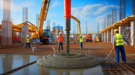 Illustration de l'additif CureAssure utilisé pour la cure interne du béton.