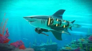 Illustration de l'innovation du jetpack sous-marin inspiré des requins par Kikfin.