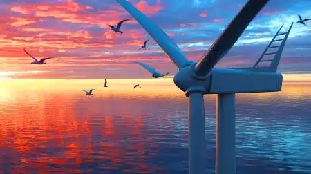 « Plus jamais de charbon » : la Chine dévoile la turbine offshore de 26 mégawatts qui alimente 55 000 foyers et pulvérise tous les records Illustration de la turbine éolienne offshore la plus puissante au monde, installée par la Chine.