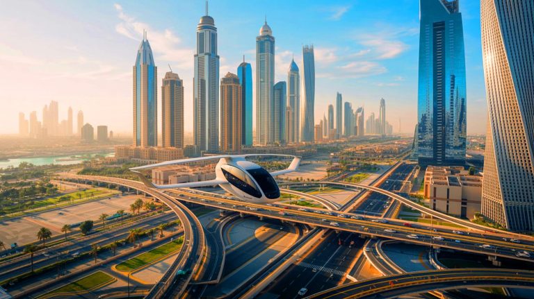 « La première station au monde ouvre bientôt » : Dubaï terrorise la concurrence mondiale avec ces taxis volants que personne n&rsquo;avait osé construire