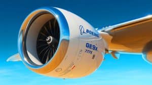 Illustration de la puissance et de la taille imposante du moteur GE9X destiné au Boeing 777X.