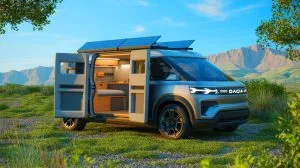 Illustration de l'engouement autour du concept de camping-car Dacia abordable.