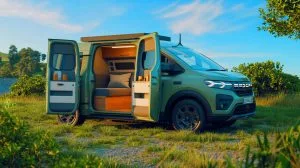 Illustration de l'idée d'un van aménagé économique par Dacia.