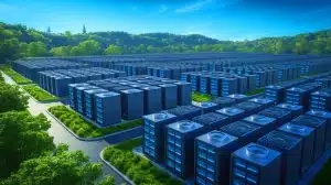 Illustration de l'innovation technologique du datacenter Fairwater de Microsoft dédié à l'intelligence artificielle.