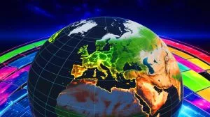 Illustration de la création d'une cartographie mondiale dynamique par le Project Orbion.