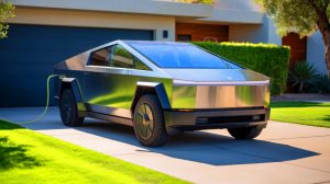 Illustration de la panne inattendue d'un Tesla Cybertruck resté branché durant deux semaines.