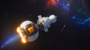 Illustration de la batterie nucléaire japonaise révolutionnaire pour l'exploration spatiale.