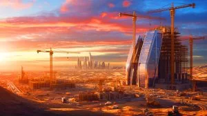 Illustration de la réévaluation financière des projets phares de l'Arabie saoudite, dont la mégapole Neom.