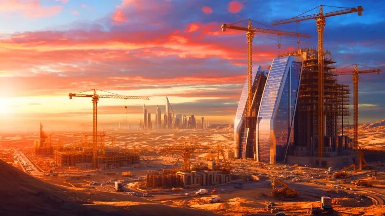 Illustration de la réévaluation financière des projets phares de l'Arabie saoudite, dont la mégapole Neom.