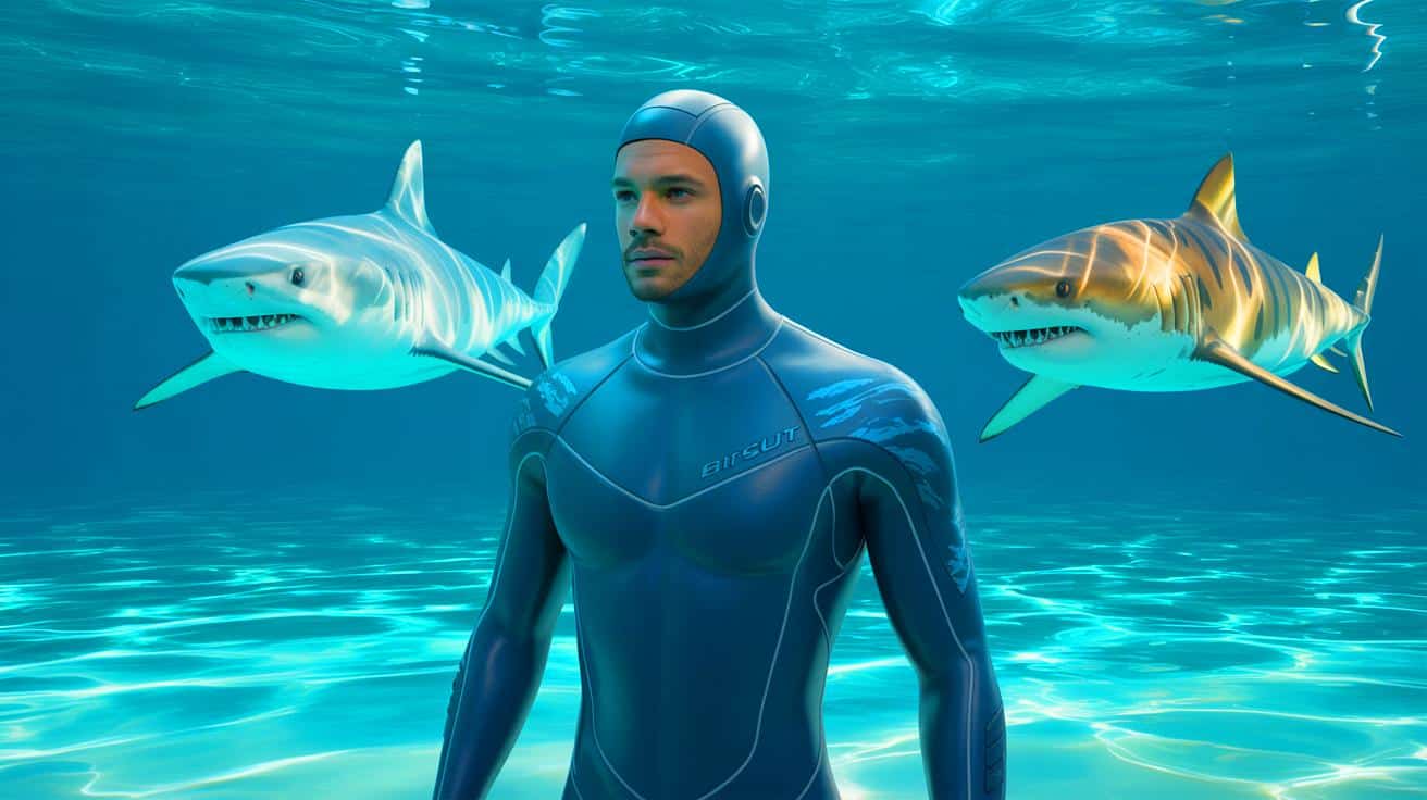 « Ces combinaisons anti-requins sauvent des vies » : l&rsquo;Australie révèle son tissu miracle qui résiste aux morsures mortelles et bouleverse la plongée