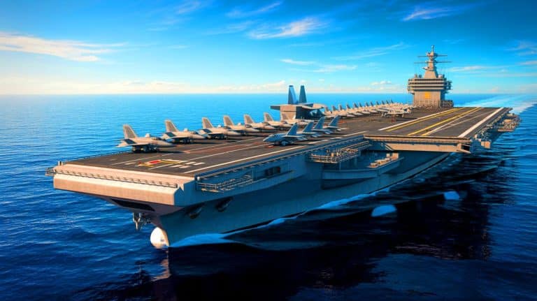 « Le monstre des mers » : l’USS Gerald R. Ford, porte-avions à 13 milliards €, redéfinit la puissance militaire américaine face aux menaces du futur