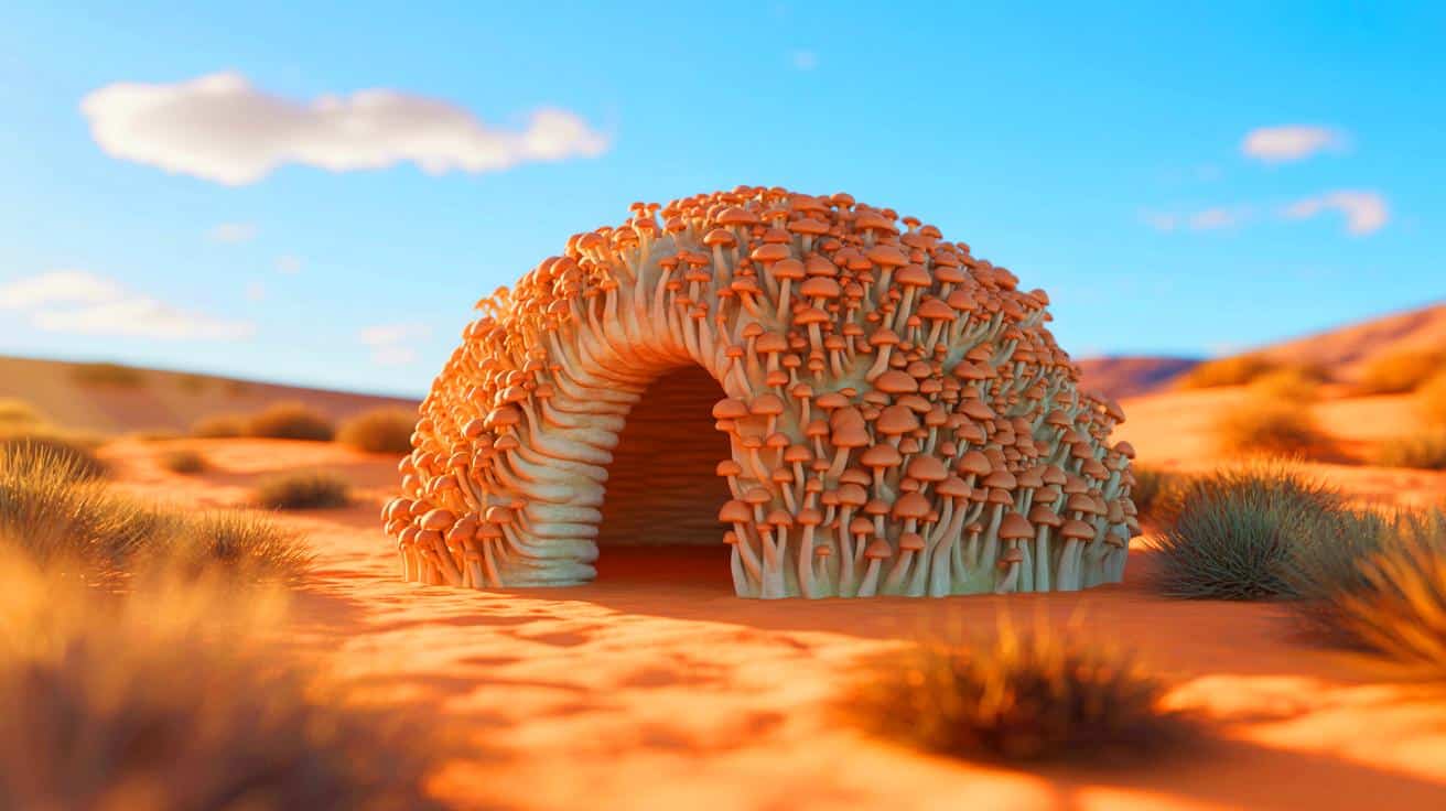 « Ils ont bâti une maison avec des champignons » : cet igloo allemand en mycélium pourrait révolutionner la construction durable (et sauver les régions arides)