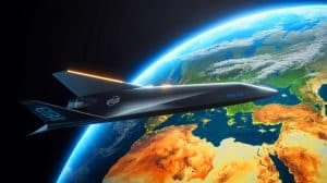 Illustration de la révision du contrat entre Sierra Space et la NASA pour le vaisseau spatial Dream Chaser.