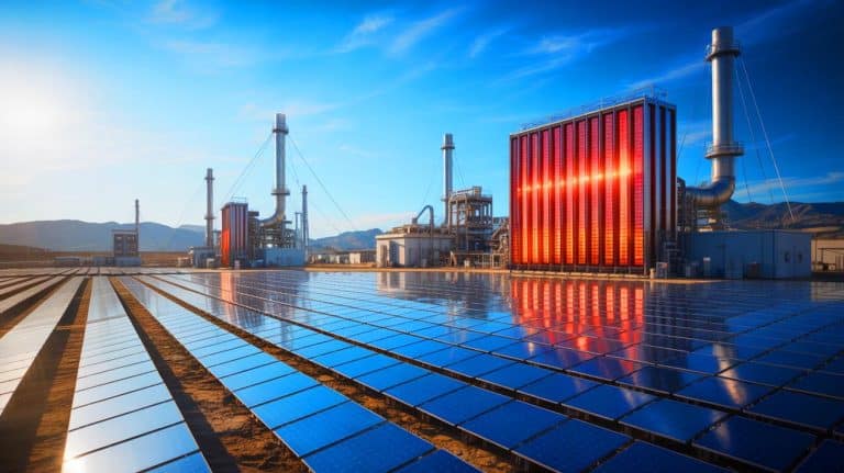 Une batterie thermique géante révolutionne l&rsquo;industrie en utilisant uniquement l&rsquo;énergie solaire pour un avenir durable