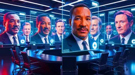 OpenAI confronté à l’éthique : son IA ranime des célébrités sans consentement, débat sur les droits numériques Illustration de la résurrection numérique de célébrités par l'intelligence artificielle Sora 2 d'OpenAI.